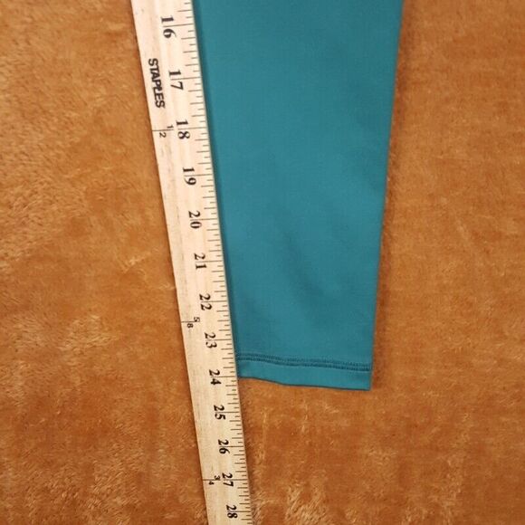 REFORMATION Womens Leggings XS Green Pull On Crop EcoMove Athletic Workout Gym - Picture 5 of 8